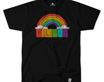 Oregon Dreaming Rainbow | Adult T-Shirt