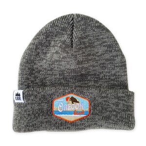 Oregon Coast Vintage Haystack Rock | Knit Beanie CLEARANCE