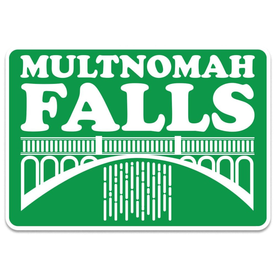 Oregon Multnomah Falls | Sticker - Etsy Österreich