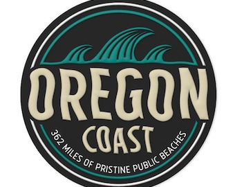 Oregon Coast Waves | PVC Refrigerator Magnet