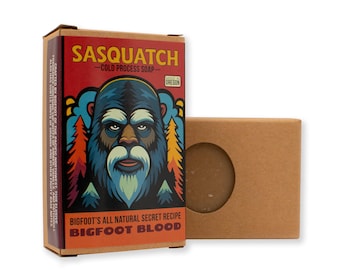 Bigfoot Blood | Natural Bigfoot Themed Soap