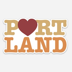 Heart Portland Oregon | Vinyl Sticker