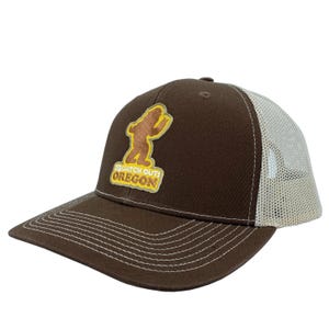 Squatch Out Oregon Bigfoot | Curved bill snapback hat