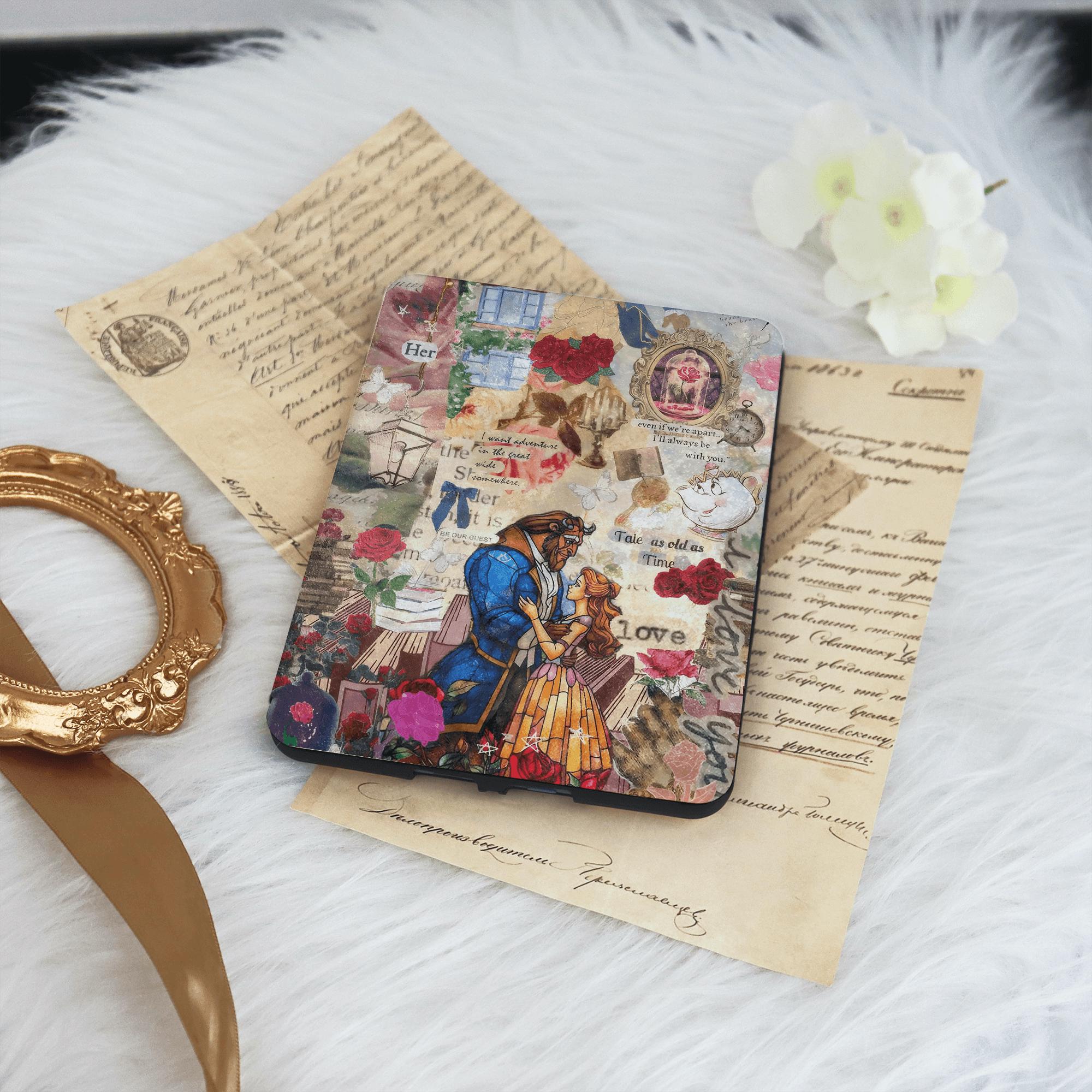 Beauty and the Beast Collage Art Case With Hand Strap for Kindle 12/11 ...