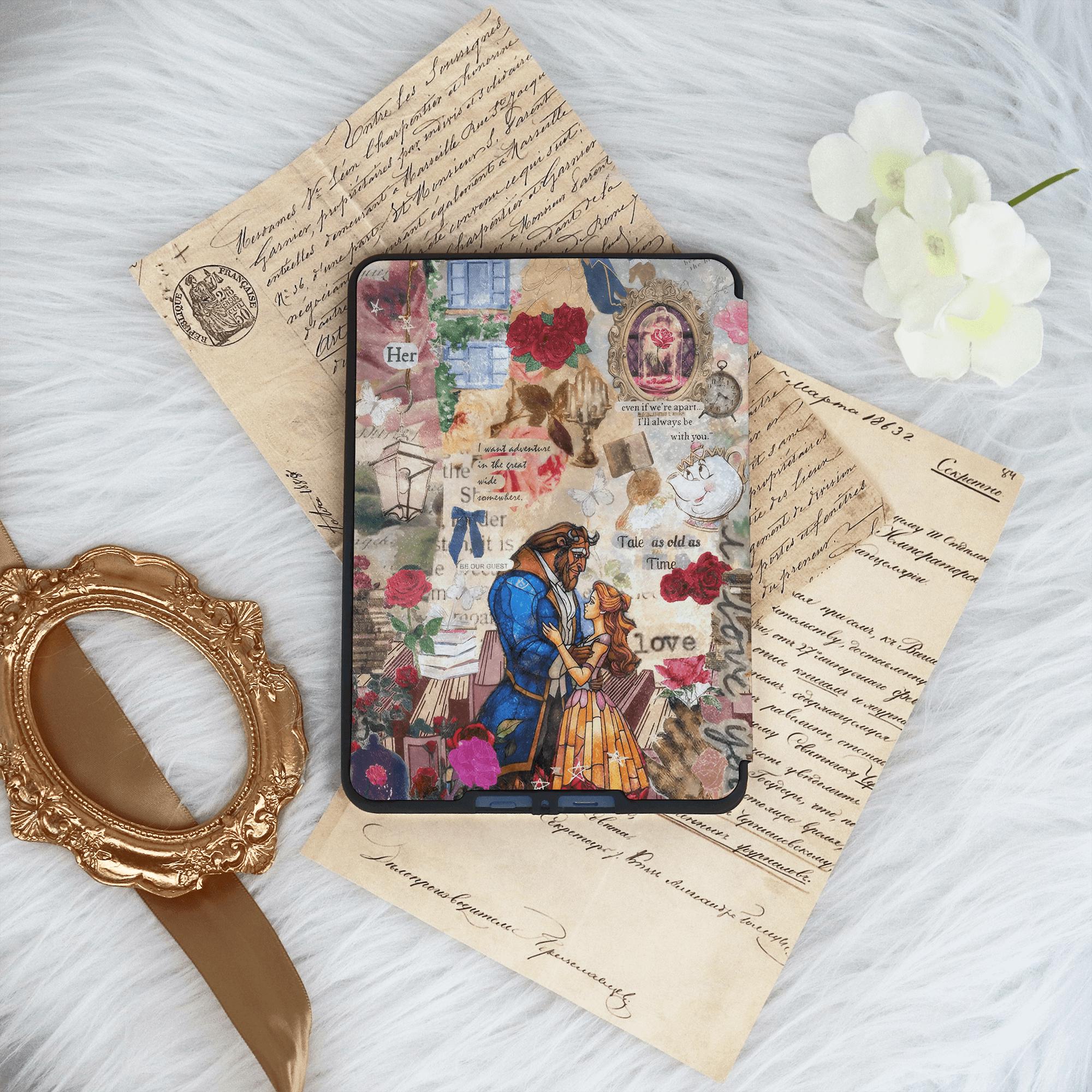 Beauty and the Beast Collage Art Case With Hand Strap for Kindle 12/11 ...