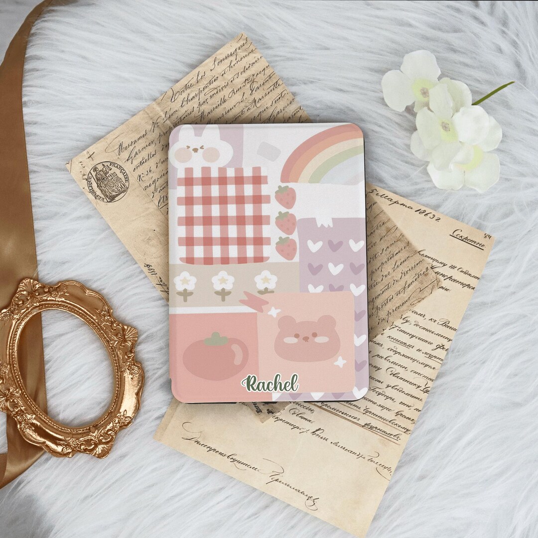 Pink Cute Collage With Hand Strap for Kindle 12/11/10, Kindle ...