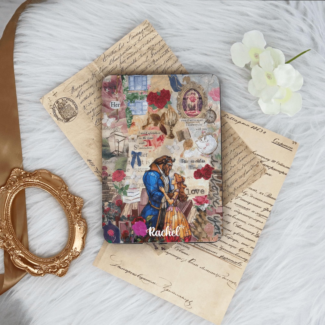 Beauty and the Beast Collage Art Case With Hand Strap for Kindle 12/11 ...