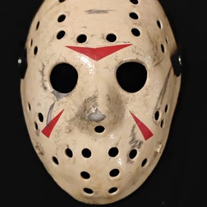 Friday the 13th part 3 &quot;Barn Butcher&quot; Replica mask *Patina varnish aged*