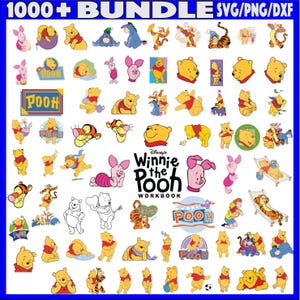 Plus de 1000 Svg Winnie l'ourson - PNG-SVG-DXF