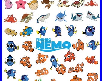 150+ Finding Nemo Svg Bundle- PNG-SVG-DXF