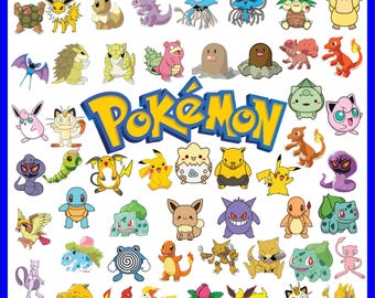1500+ Pokemon Svg bundle- PNG-SVG-DXF