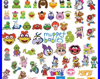 300+ Muppets Svg Bundle- PNG-SVG-DXF
