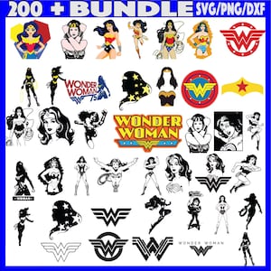 200+ Wonder Woman Dateien - PNG-SVG-DXF