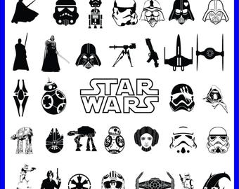 2000+ Star Wars Svg bundle- PNG-SVG-DXF