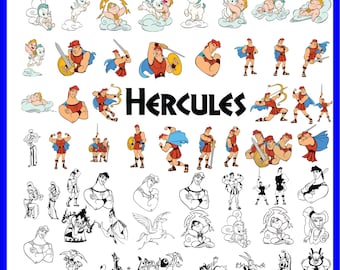150+ Hercules Svg bundle- PNG-SVG-DXF