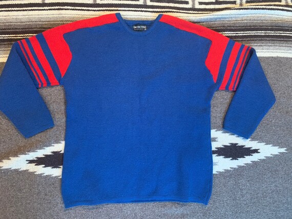 Men's 1970's Retro Ski Sweater - L