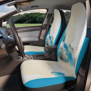 Barclay Abstract Car Seat Covers, Colorful Vehicle Seats, Auto Interior Decor, Patterned Design Accessories, Vehicle Protection Mats