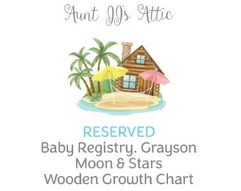 Reserved . Baby Registry Item for Grayson