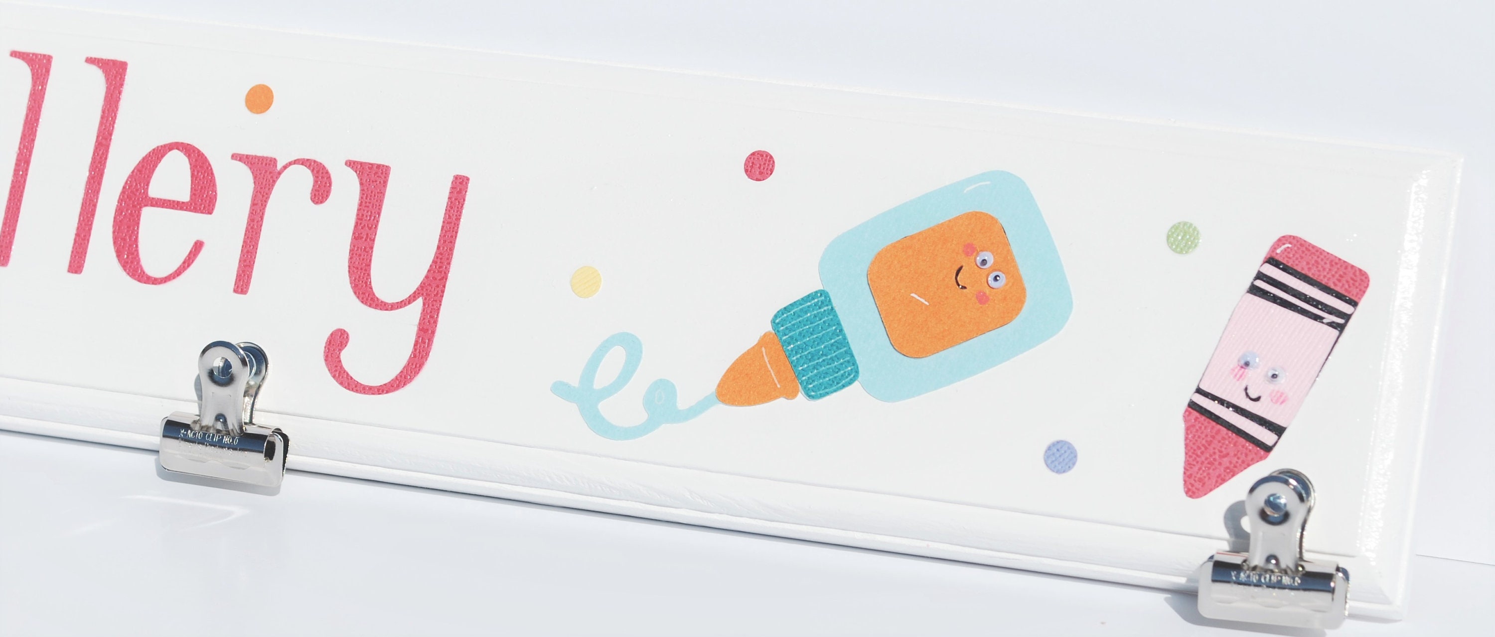 Children's Artwork Display Clips . Kids Art Gallery . Wood Etsy UK