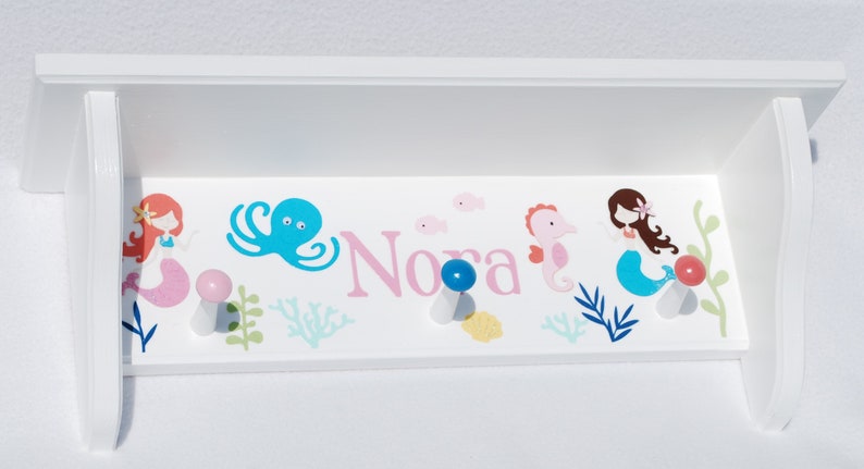 AuntJJsAttic Mermaid Wall Shelf