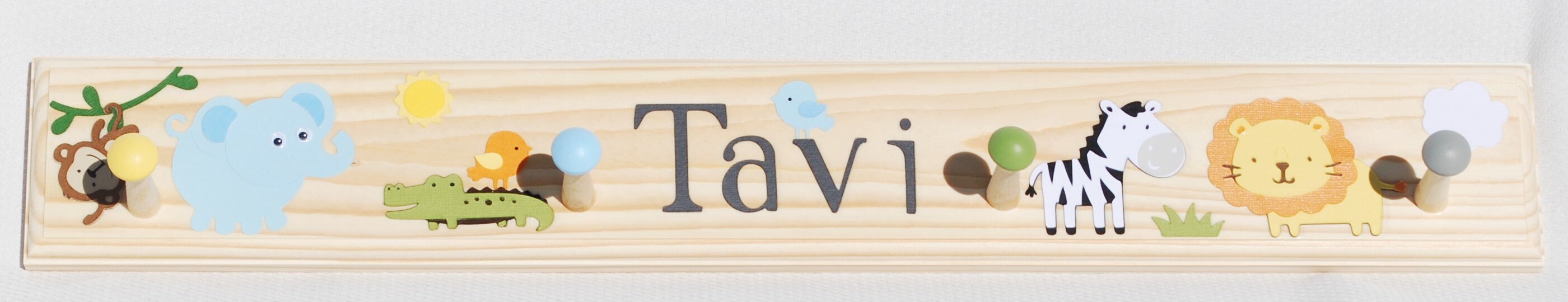 Jungle Safari Coat Rack. Jungle Bathroom Towel Hooks. Birthday Etsy