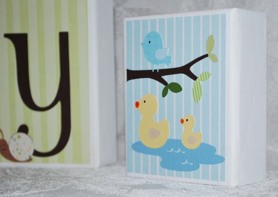 personalized blocks froggie jumpity