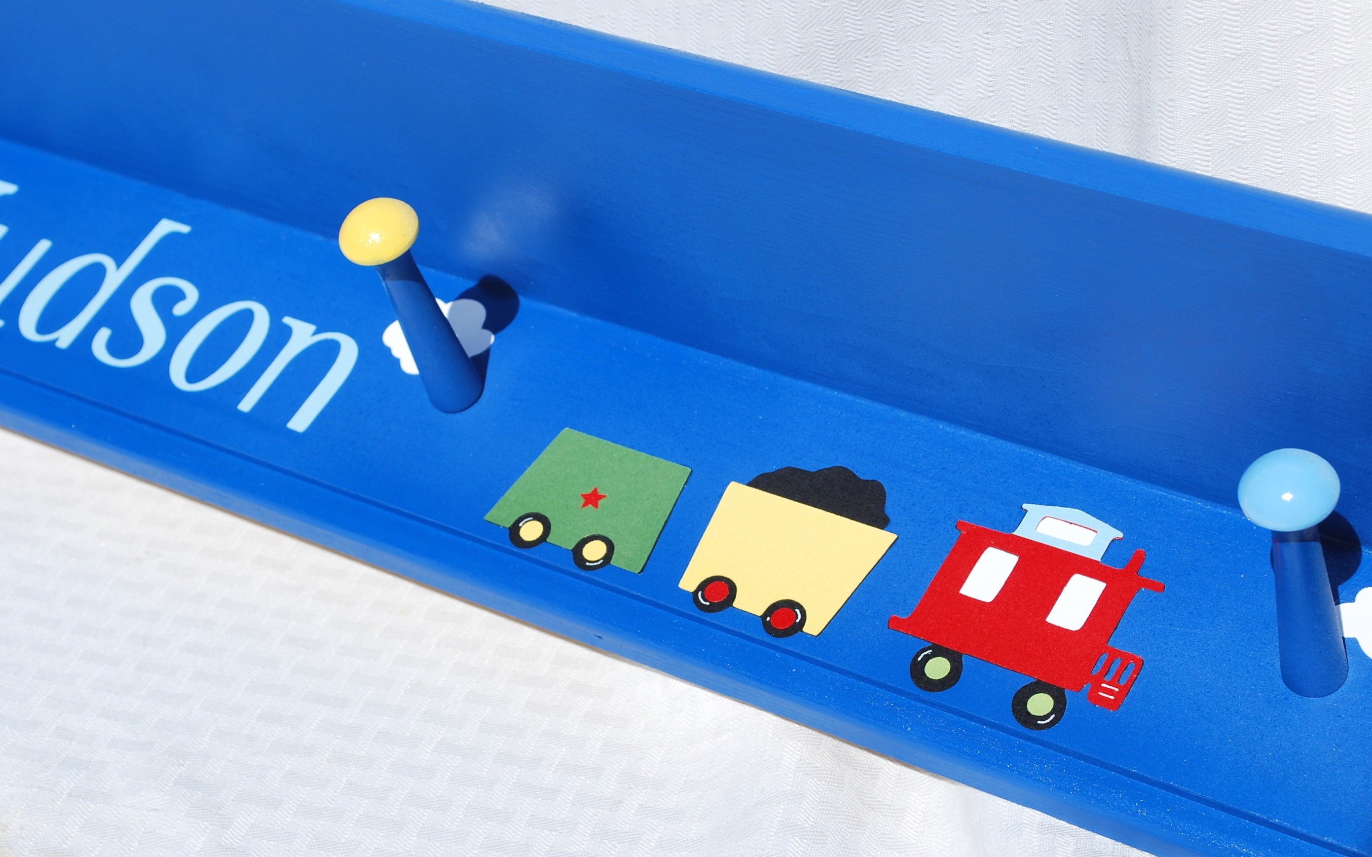 Train Bookshelf for Boys Room with Shaker Pegs . Train Coat Etsy