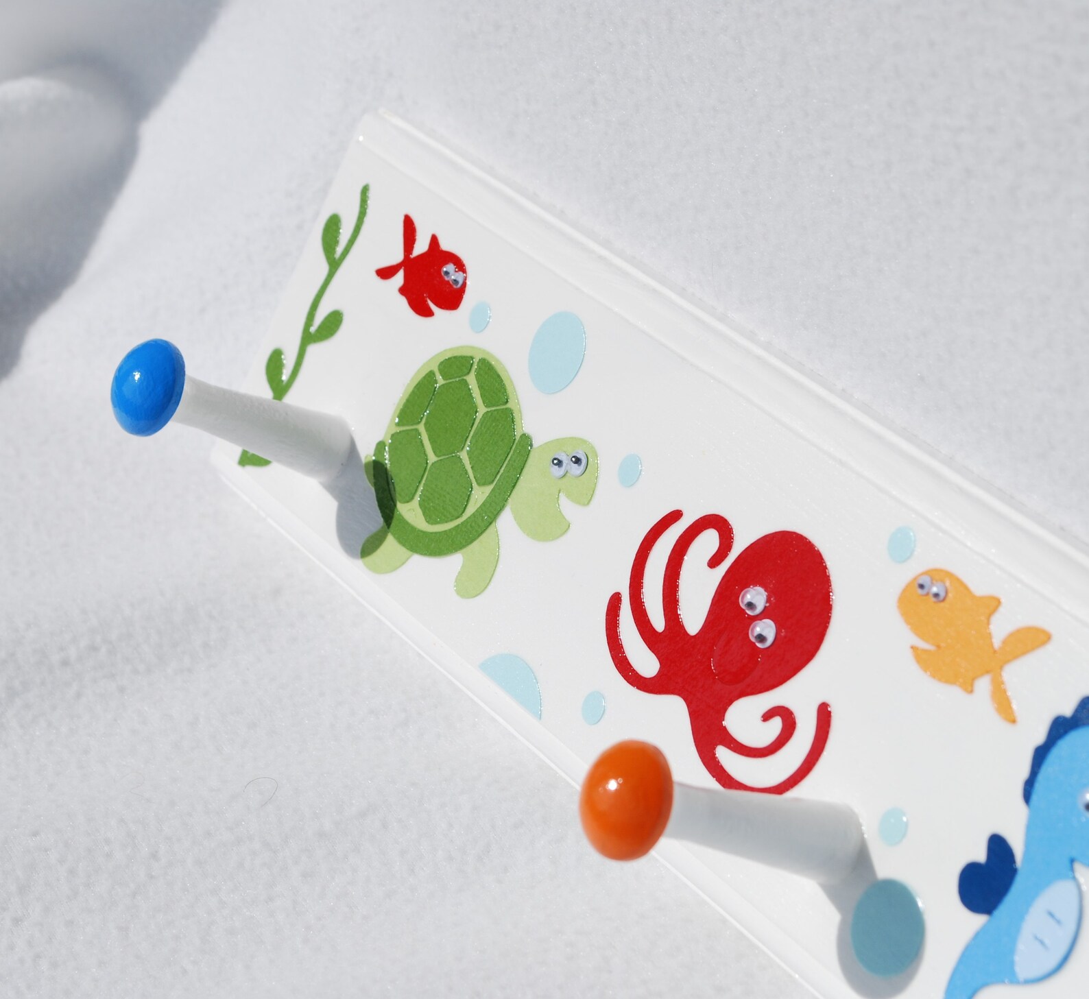 Kids Bathroom Towel Hooks. Ocean Themed Bathroom Decor . Kids Bathroom ...