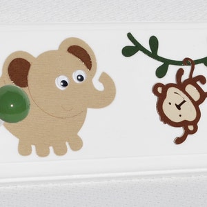 Jungle Coat Rack in Neutral Colors. Jungle Bathroom Towel Hooks. Kids Wall Hooks . Personalized Peg Rack