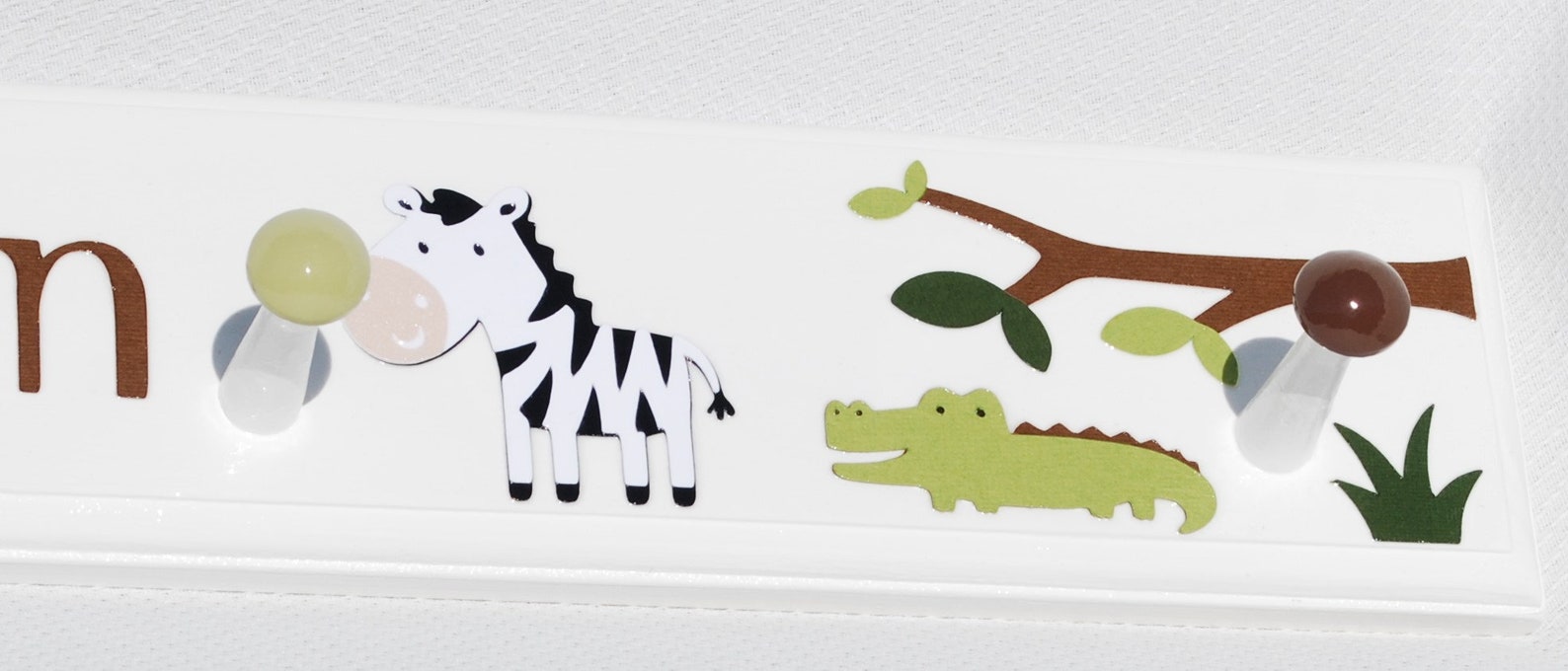 Jungle Coat Rack in Neutral Colors. Jungle Bathroom Towel Etsy