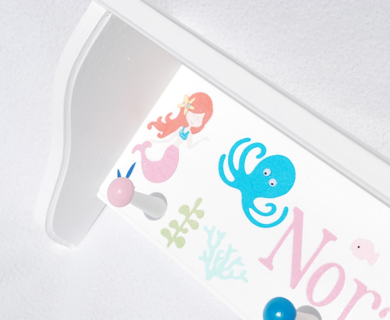 AuntJJsAttic Mermaid Wall Shelf - Thumbnail 3