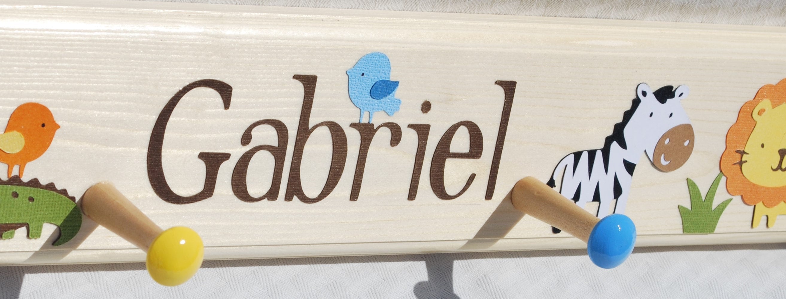 Jungle Safari Coat Rack. Jungle Bathroom Towel Hooks. Birthday Etsy