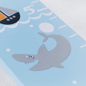 Ocean Animals Themed Room Decor for Boy/Girl . Wooden Growth Chart . Height Chart . Ruler . Family Measuring Stick . Under the Sea . Custom