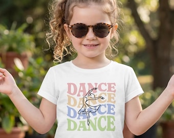Dance Girl's Shirt Dance T-shirt for Dancer Gift for Ballerina shirt Dance Lover Tshirt for Dance Recital Girls Dance Cute Dance Shirt