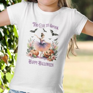 Dance Halloween Girl&#39;s Shirt Dance Halloween T-shirt for Dancer Gift for Ballerina shirt Dance Lover Tshirt for Dance Recital Girls Dance