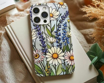Samsung Floral Stain Glass Phone Case Protective Phone Cover Mosaic Phone Case Phone Accessory Aesthetic Phone Case Cute Phone Case