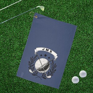 Personalized Golf Towel Gift for Dad Father&#39;s Day Golf Towel for Golf Lover Golf Towel, Golf Towel with Monogram Golf Towel with Initails