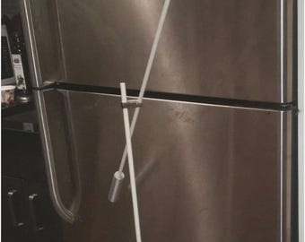 Somente para retirada (Manhattan): Luminária de chão vintage dinamarquesa da Frandsen