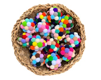 Pom Pom ball | cat ball toy | pet toys| felt ball
