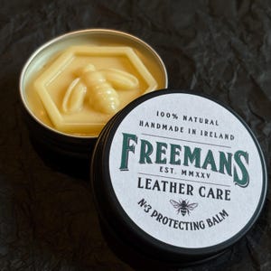 Protecting Leather Balm (30ml) - All Natural. Handmade in Ireland.