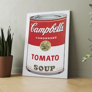Campbell's Tomato Soup POP ART Digital Download 8up 18x24