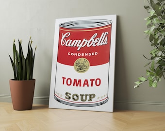 ポップアート ポスター キャンベルのトマト スープ - アンディ