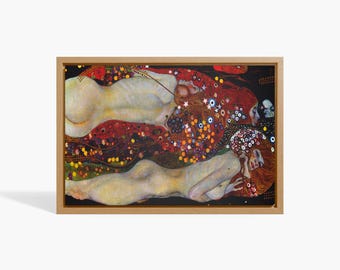 水の蛇 II グスタフ・クリムト手描きの油絵複製、最も高価なクリムトの