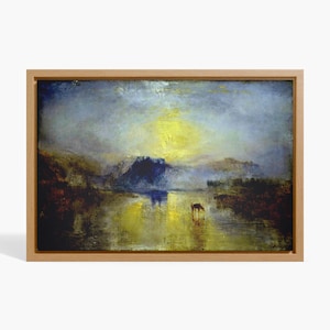 Norham Castle Sunrise, William Turner Prints, JMW Turner Exhibition Poster, Wall Decor, Wall Art,Art Print,Romanticism Art