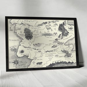 Mapa de los magos, Mapa de Fillory, Mapa de Quentin Coldwater Pergamino por Tierra de Pergaminos, Mapa de El Rey Mago, Mapa de Fillory y más allá