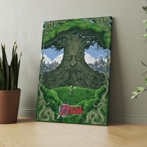 The Legend of Zelda Ocarina of Time Poster, The Legend of Zelda Poster,Zelda Poster, Zelda Decor