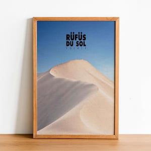 Framed Rufus Du Sol Poster,Solace Poster,Rufus Du Sol, Tracklist Album Cover Poster,Album Cover Poster, Print Art, Bloom, Solace