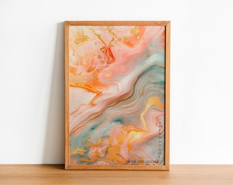 Framed Rufus Du Sol,INNERBLOOM,album cover poster,Create Your Own Music Poster, Perfect music fan gift