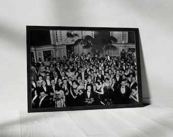 Black and White,The Shining Overlook Hotel Ballroom Photograph Jack Nicholson Movie Prop Print