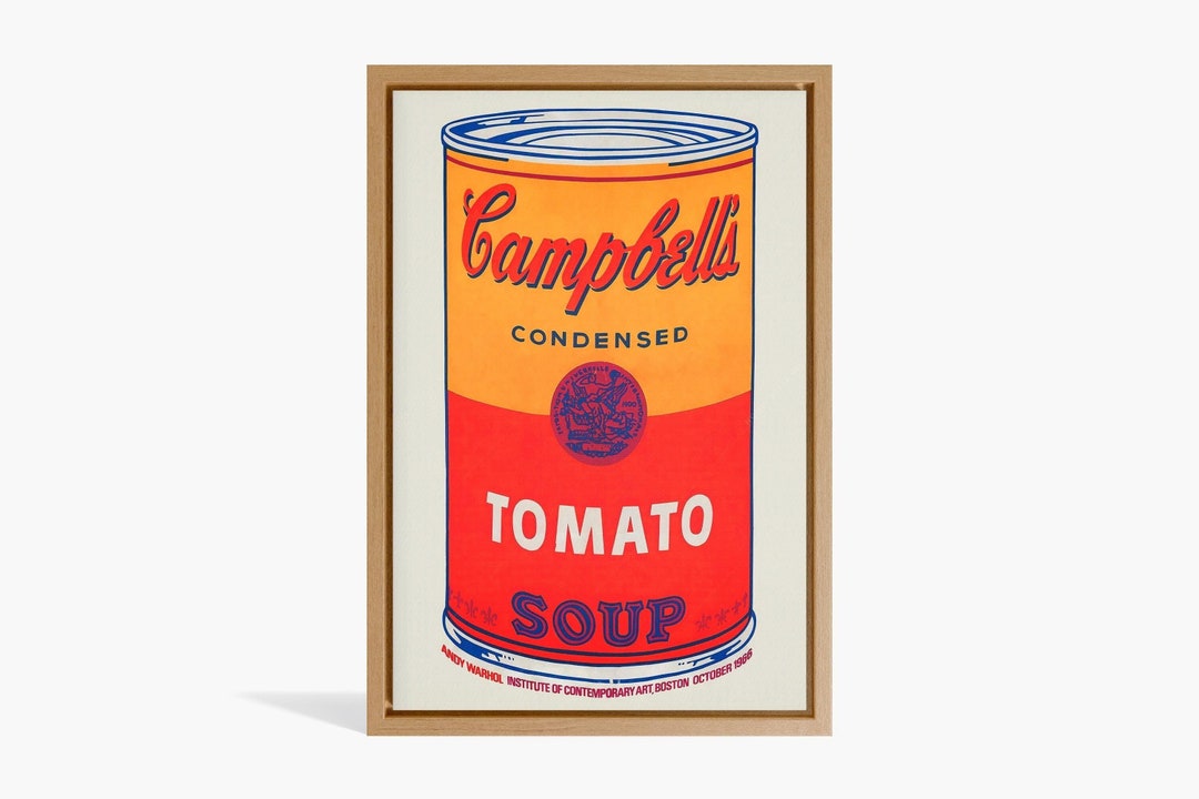 Andy Warhol, Campbell's Soup, Tomato Cans, Pop Art, Retro Poster ...